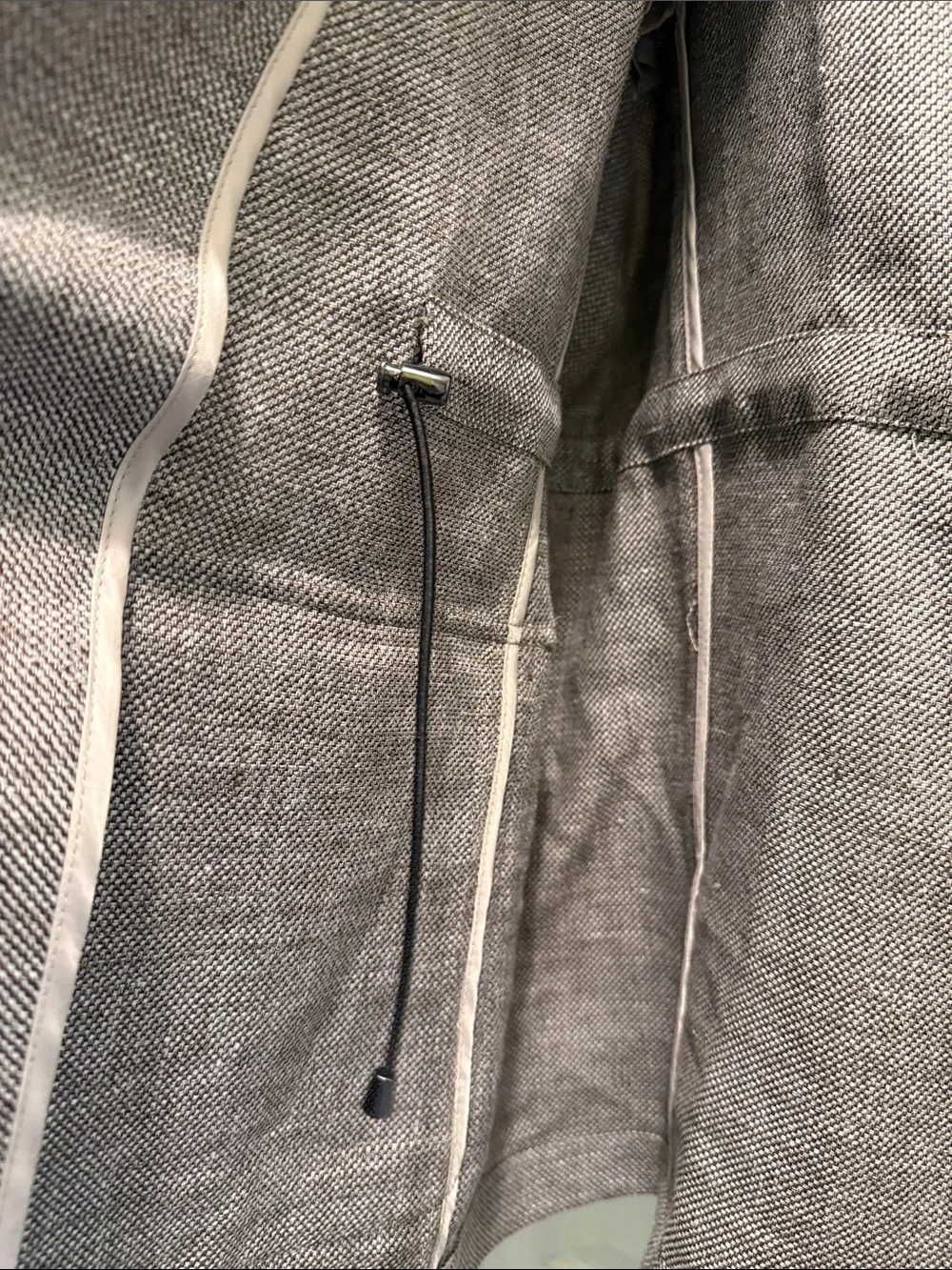 NWT Bullock & Jones Luxury Safari Field Jacket Linen Wool 44R - Picture 7 of 10